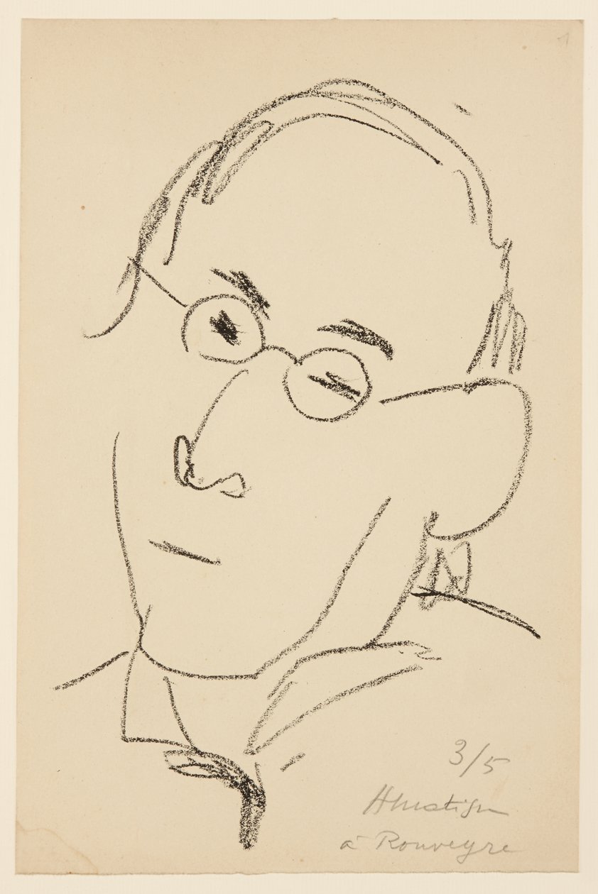 Portræt af Paul Léautaud af Henri Matisse