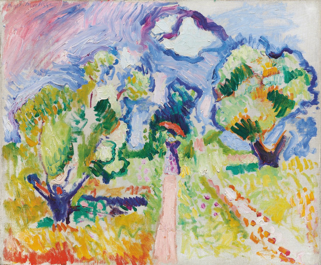 Promenade des oliviers af Henri Matisse