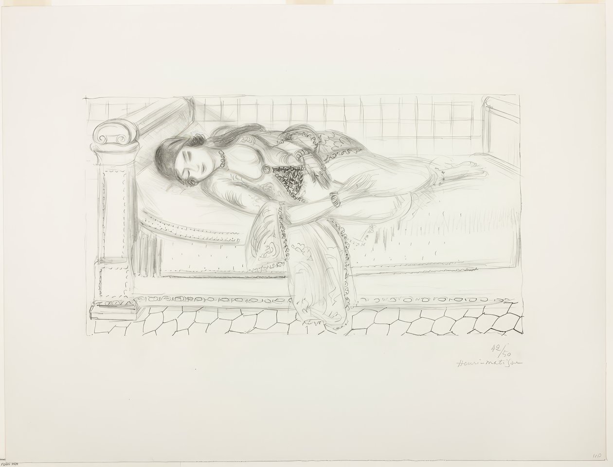 Liggende figur af Henri Matisse