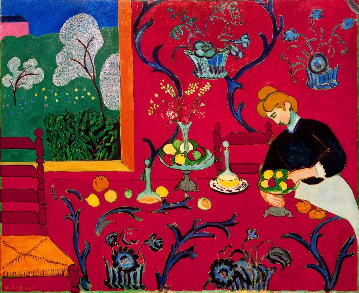 Red Room (Harmoni i rødt) af Henri Matisse