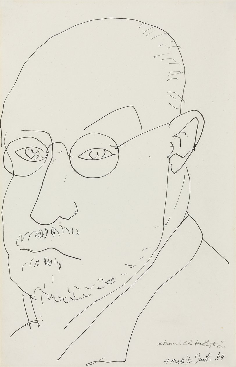 Selvportræt af Henri Matisse