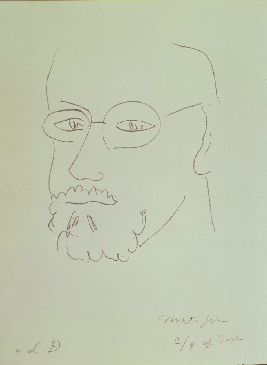 Selvportræt af Henri Matisse