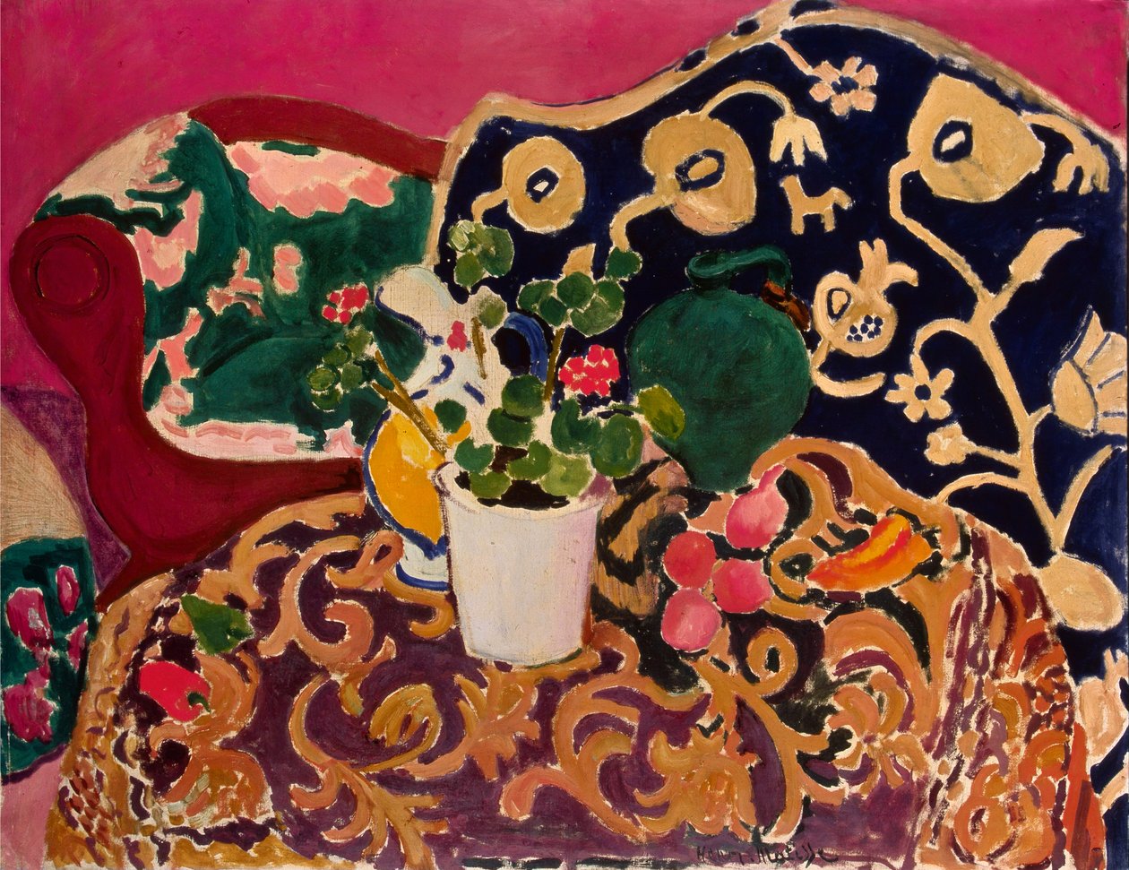 Spansk stilleben, ca. 1910-11 (olie på lærred) af Henri Matisse