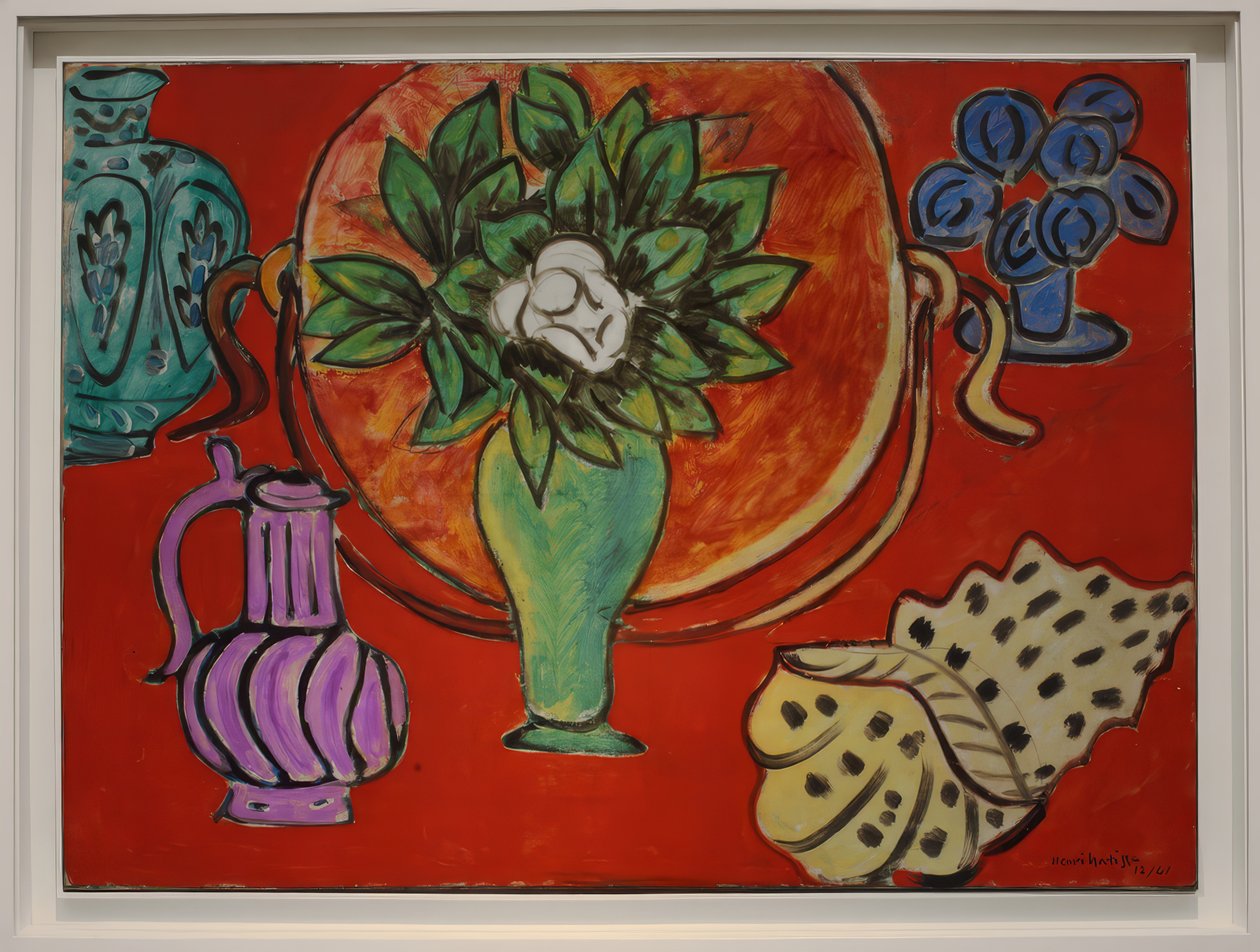 Stilleben med magnolier af Henri Matisse