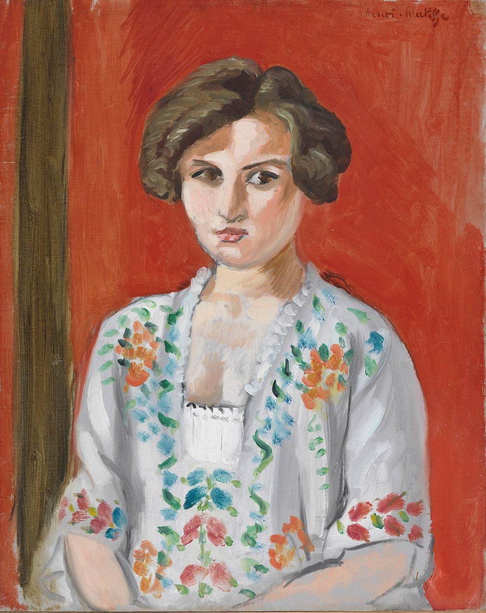 Den bulgarske bluse, ca. 1920 (olie på lærred) af Henri Matisse