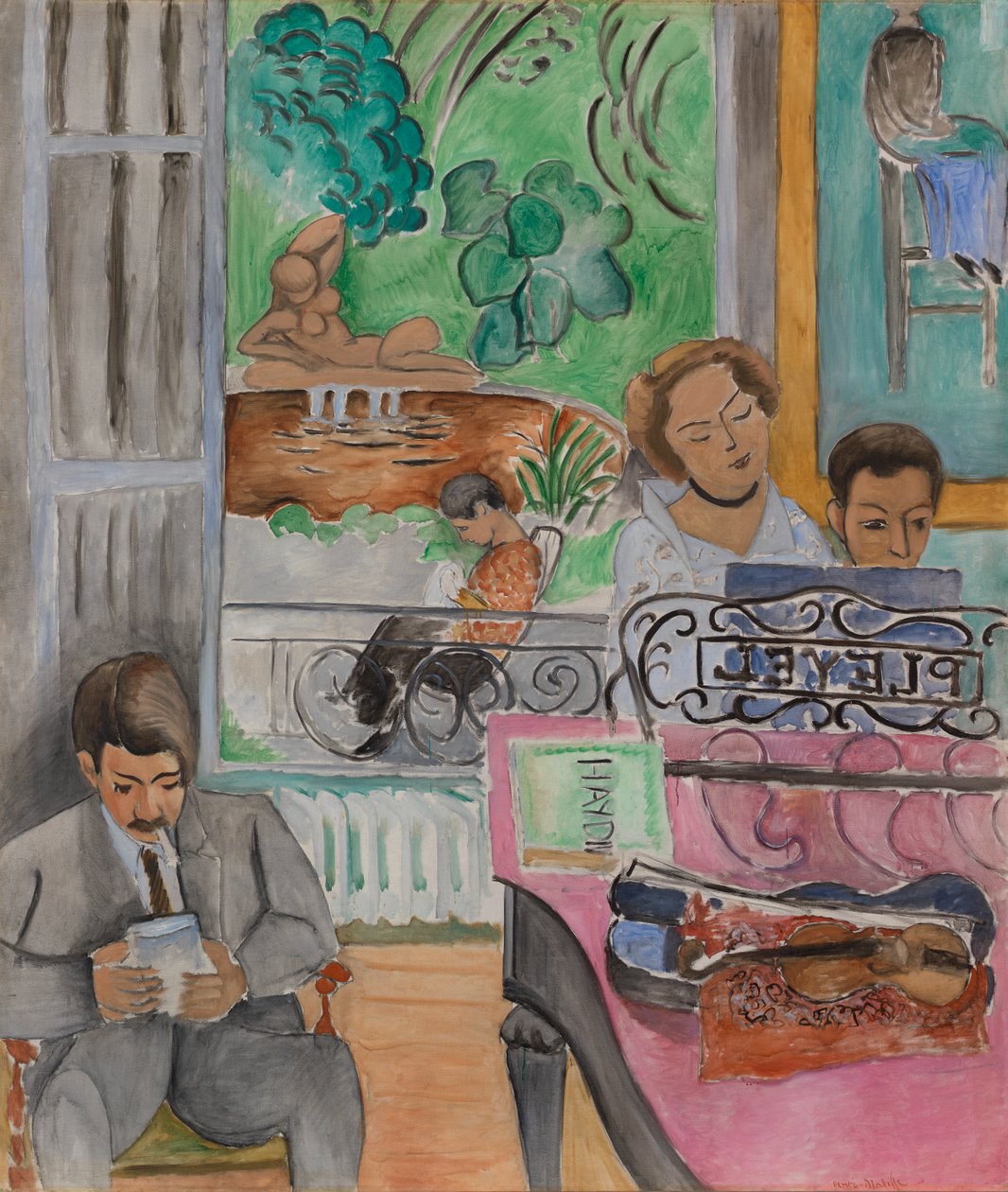 Musiklektionen af Henri Matisse