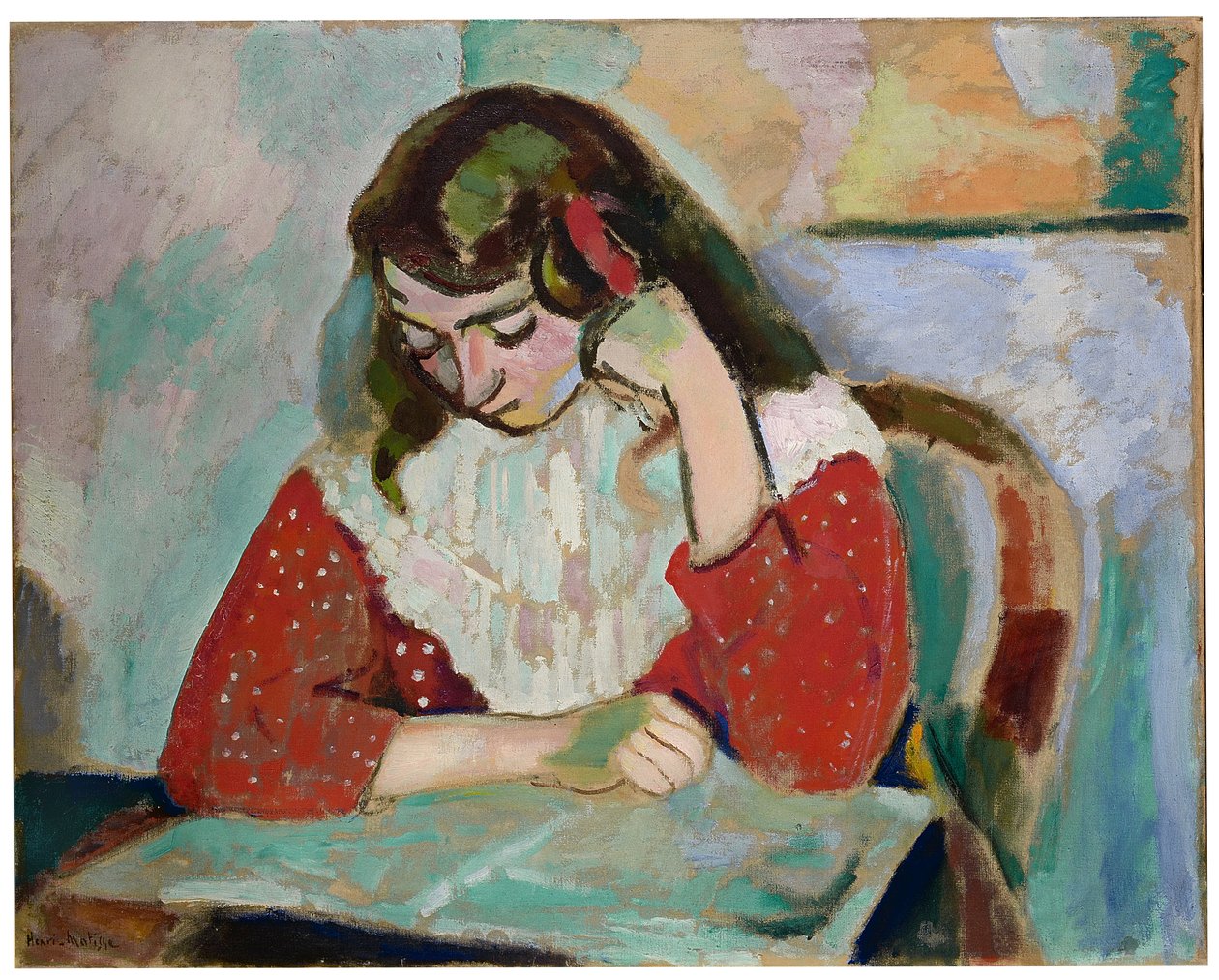 Læseren, Marguerite Matisse af Henri Matisse