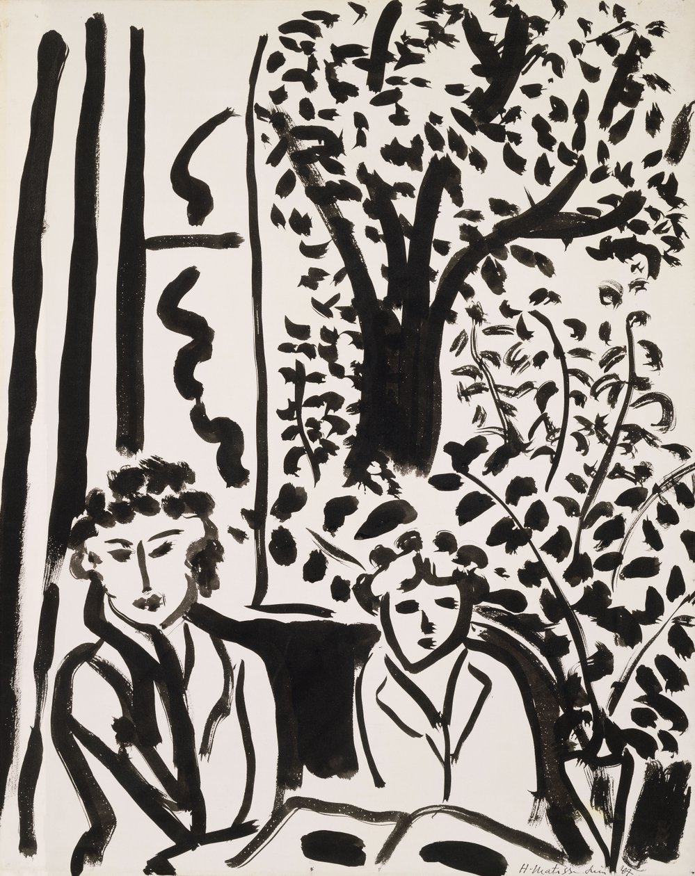 Stilheden, der bor i huse af Henri Matisse
