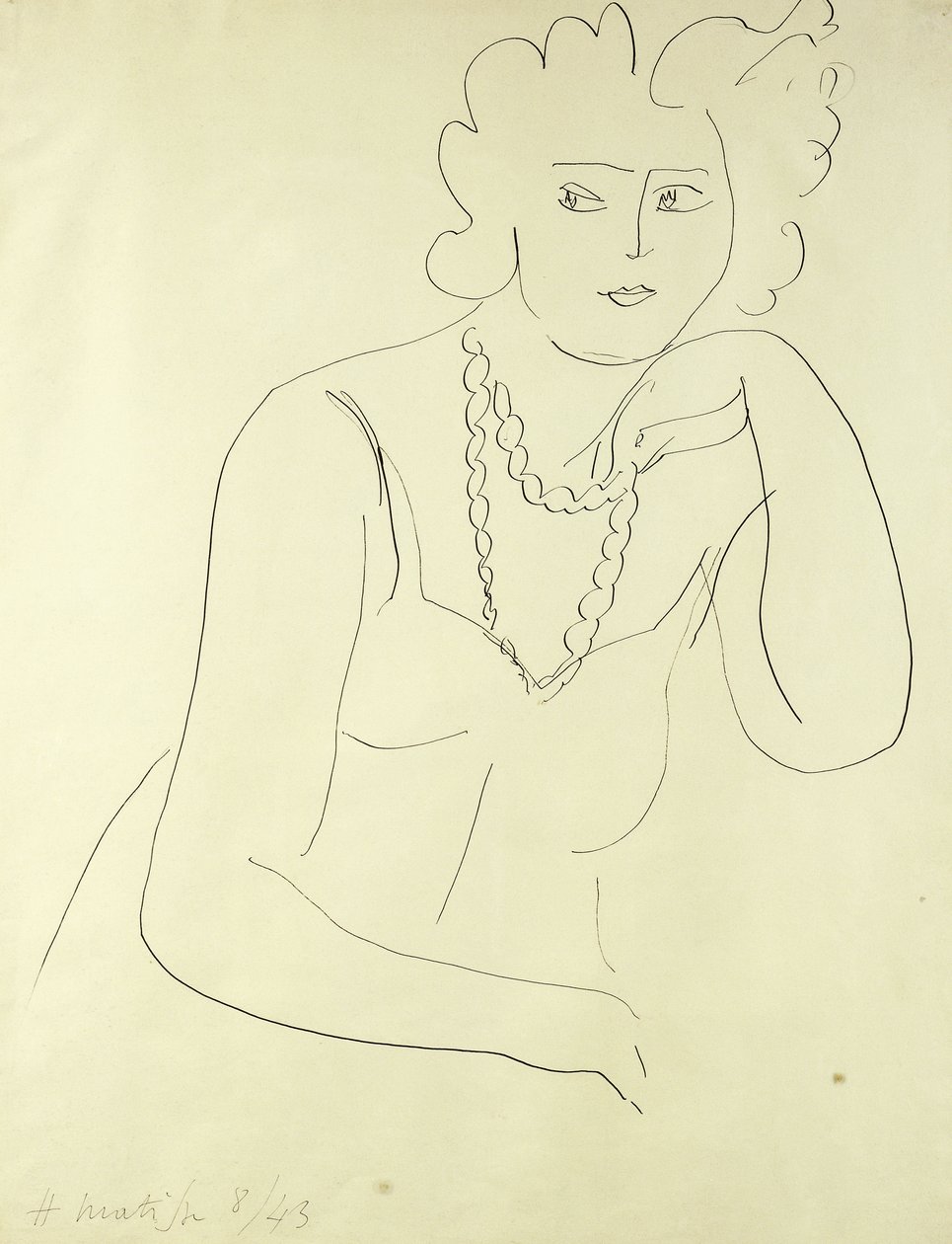 Halskæde til kvinde af Henri Matisse