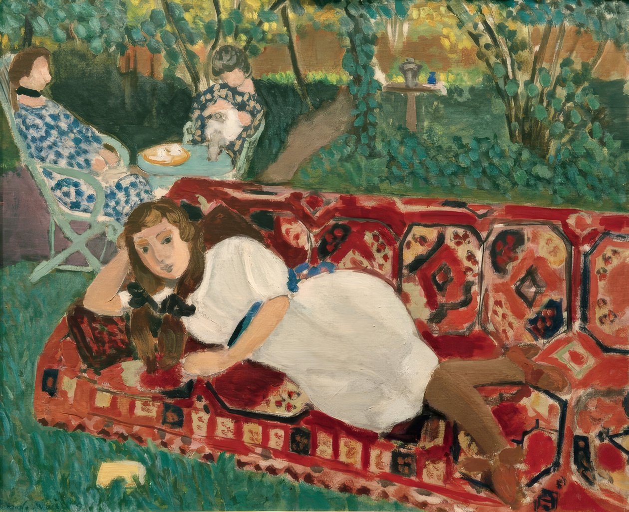Unge piger i haven af Henri Matisse