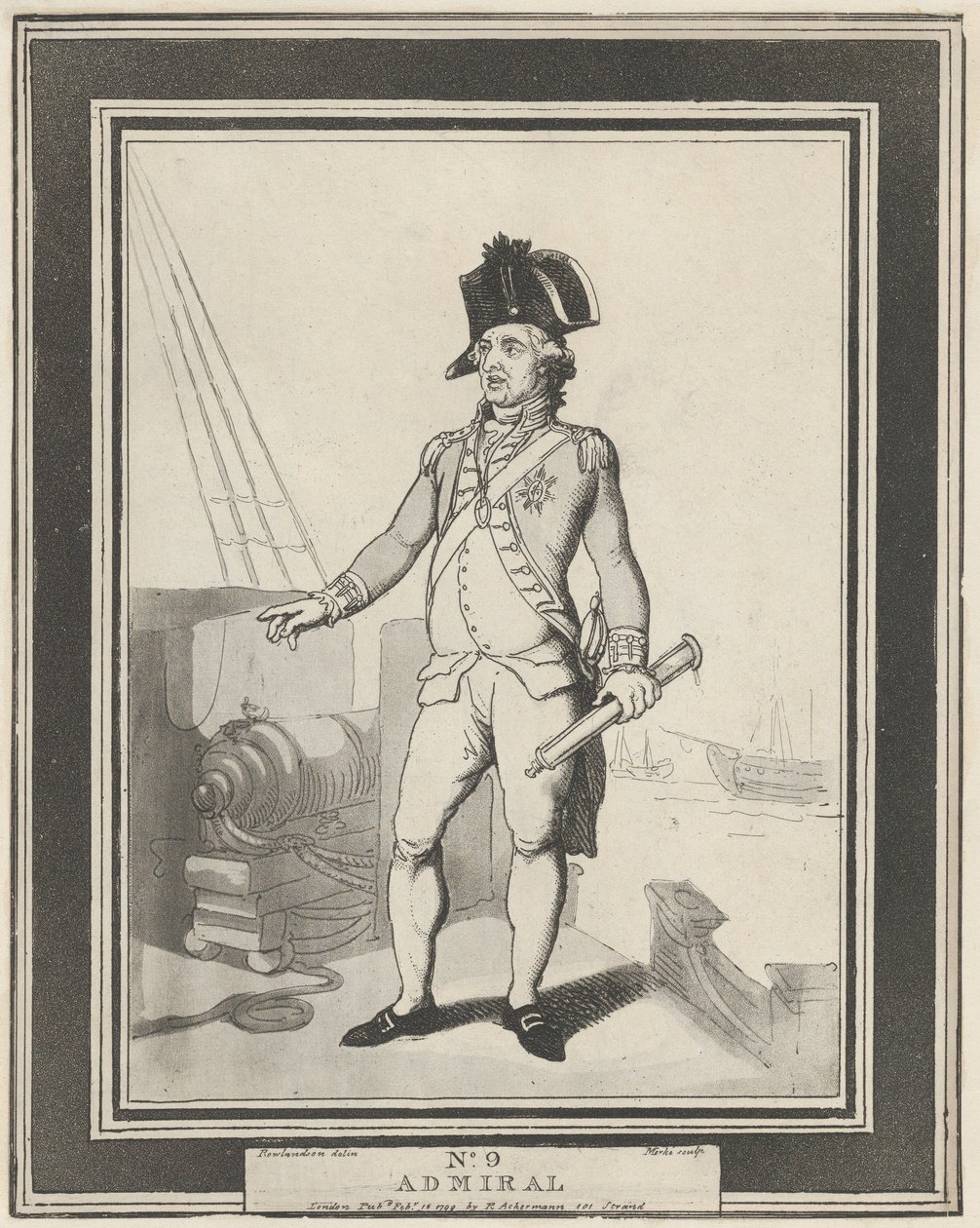 nr. 9: Admiral, 15. februar 1799. af Henri Merke