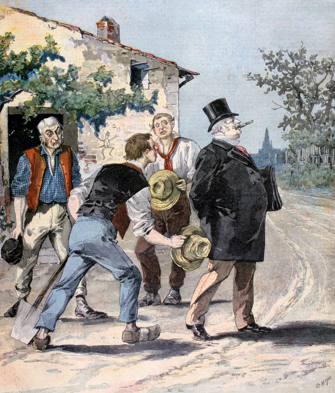Efter valget, 1893 af Henri Meyer