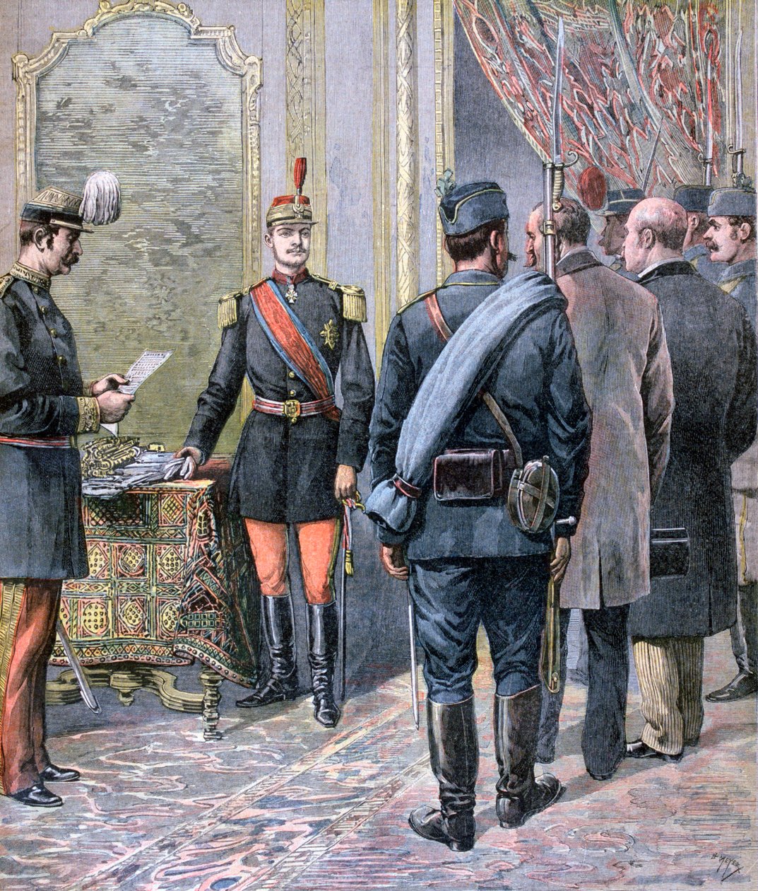 Statskup i Serbien, 1893 af Henri Meyer
