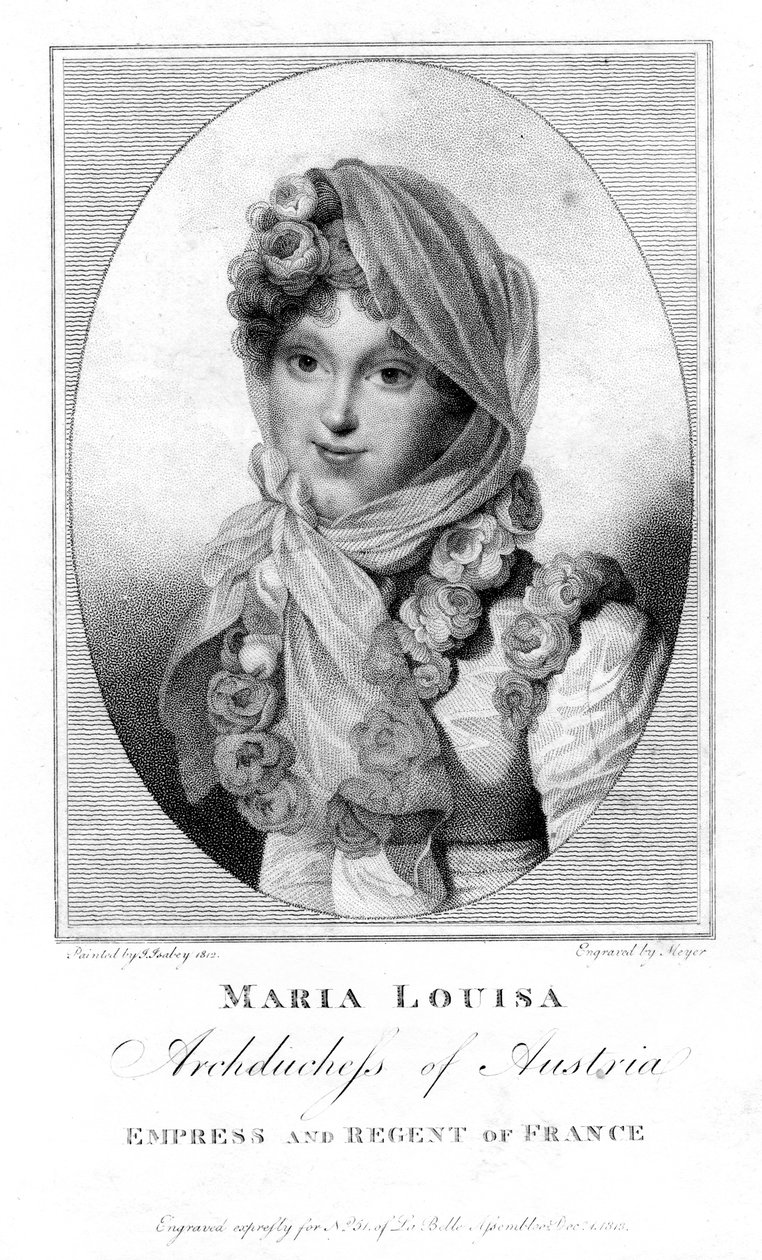 Maria Louisa, ærkehertuginde af Østrig, 1813. af Henri Meyer