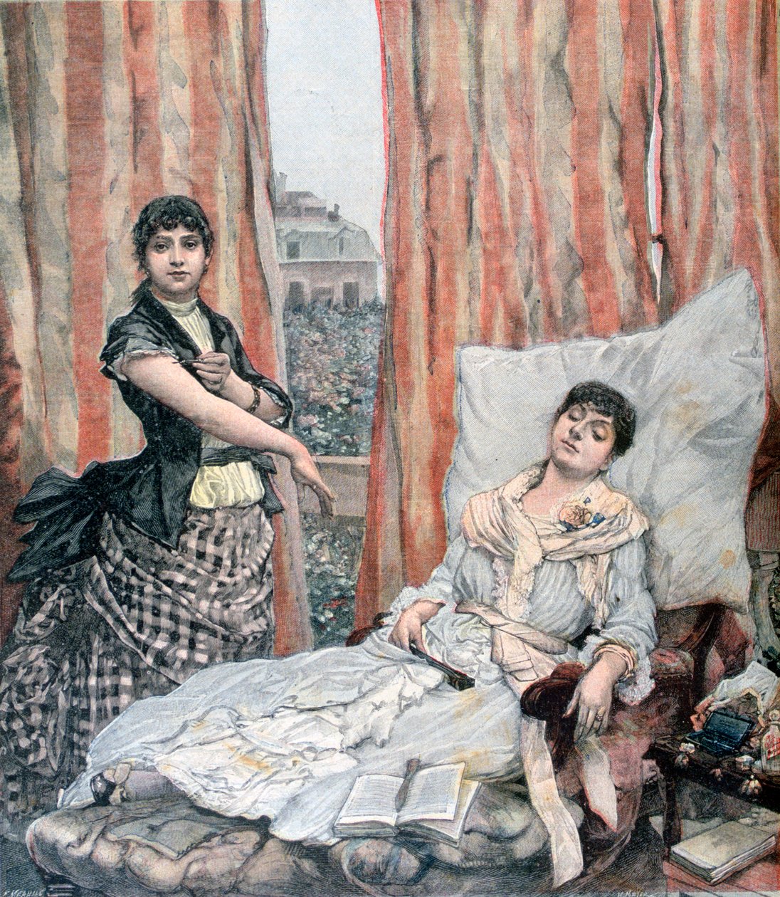 Morphiamania, 1891 af Henri Meyer
