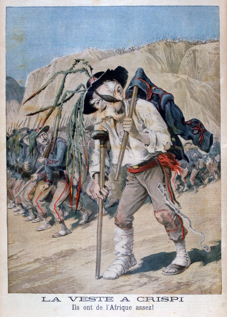 The Jacket of Crispi, 1896. af Henri Meyer