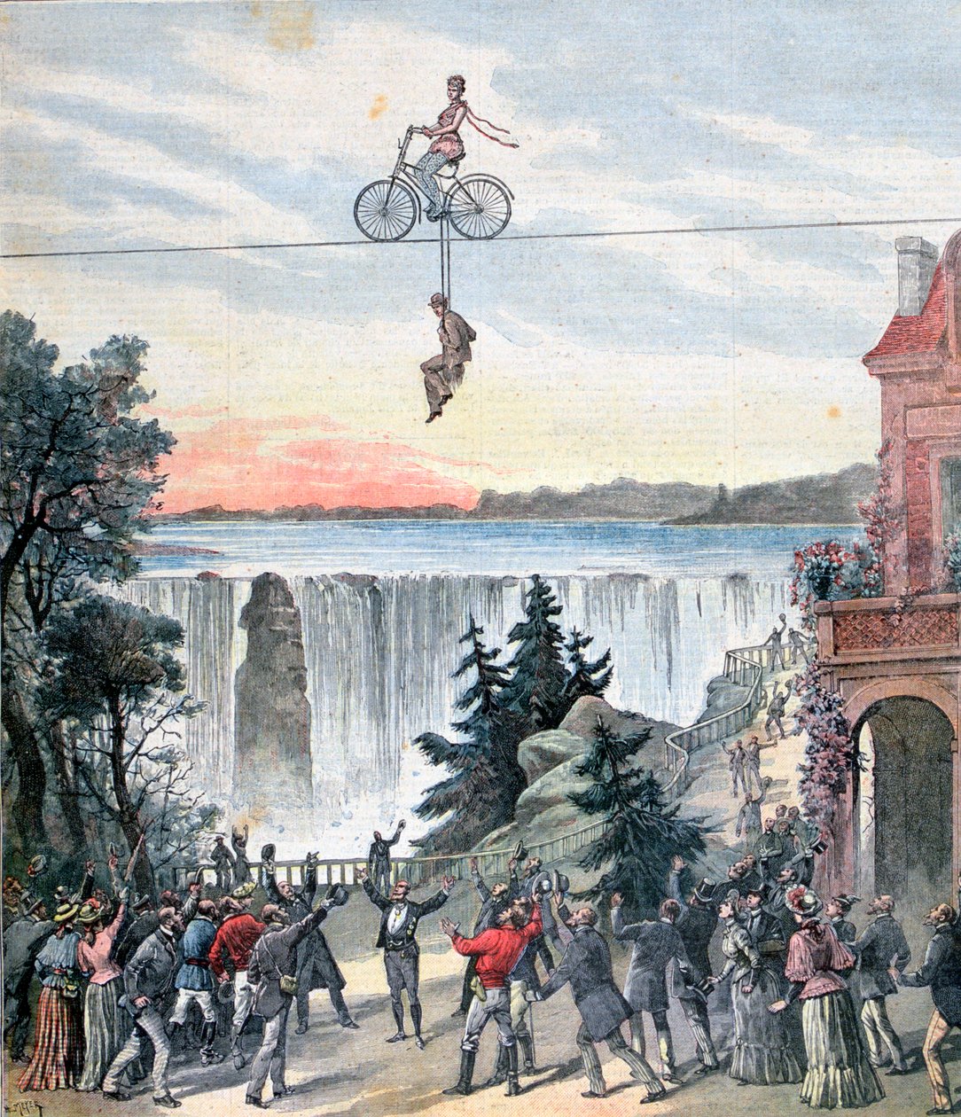 Gaite Theatre, Niagara Falls, 1892 af Henri Meyer