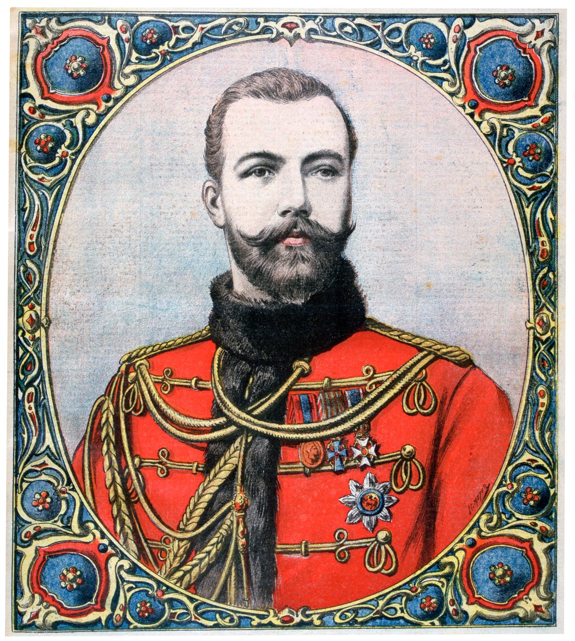 Zar Nicholas II af Rusland, 1894 af Henri Meyer