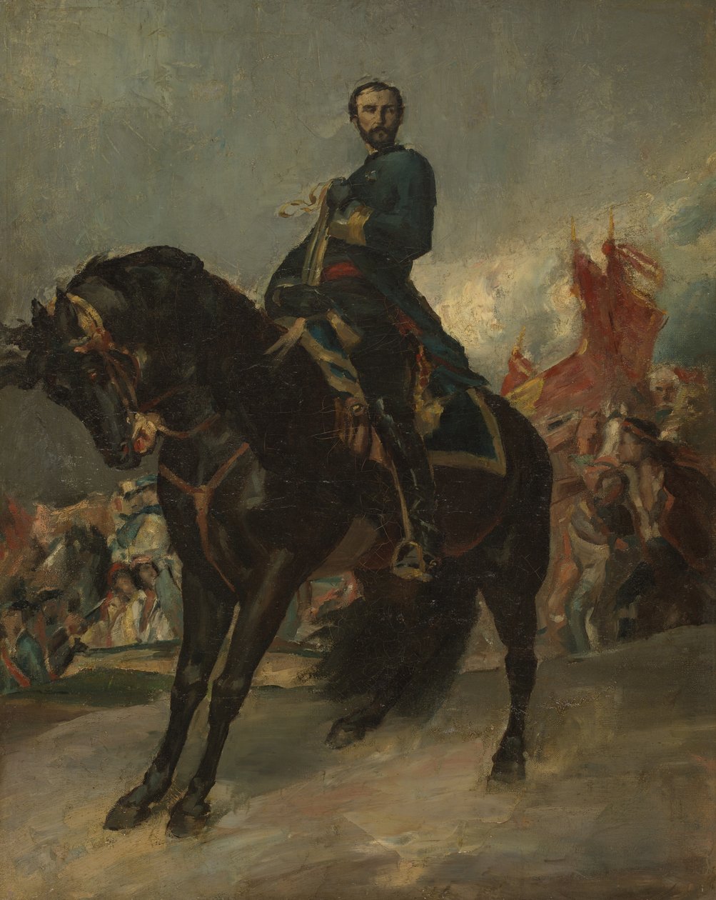 General Juan Prim (1814-1870) af Henri Regnault