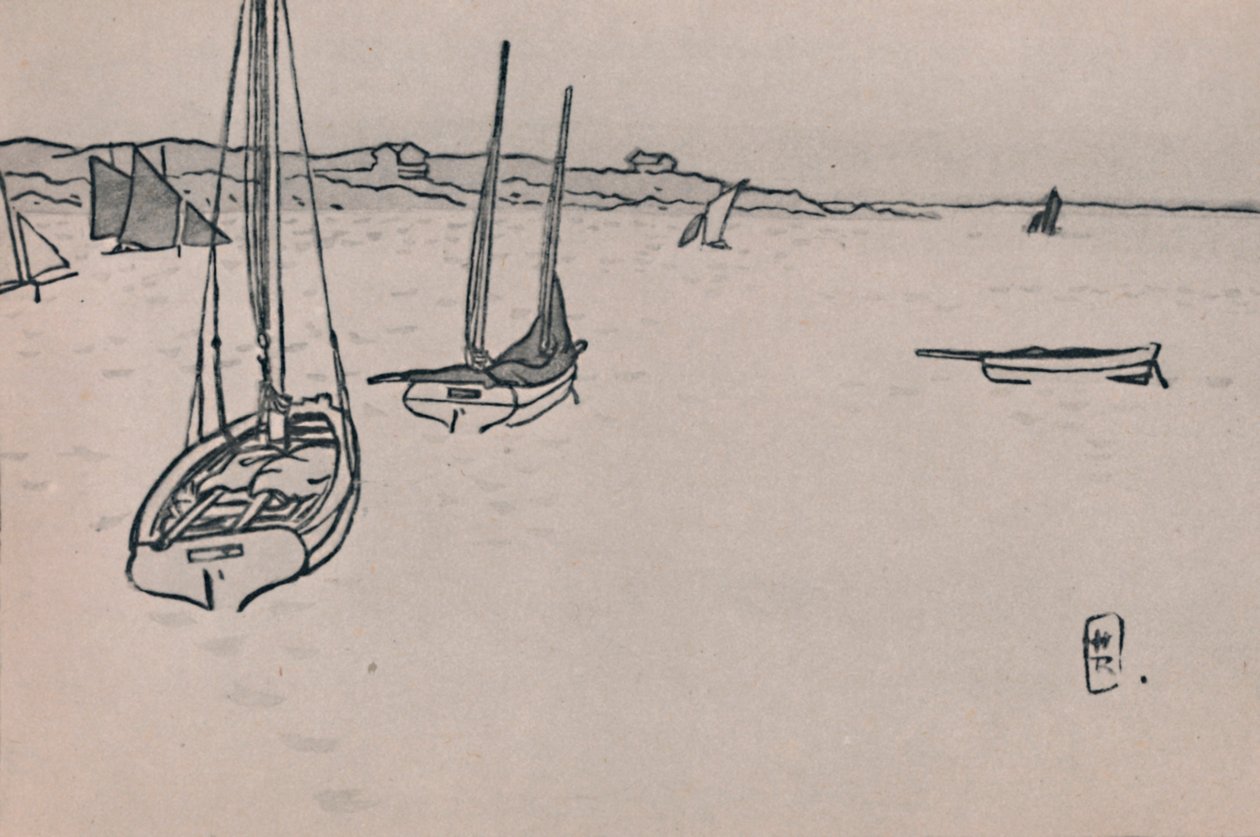 Bretonsk landskab, ca. 1900-tallet, 1946 af Henri Rivière