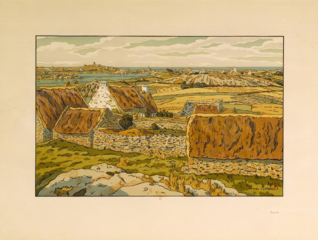 Brehat Island af Henri Rivière