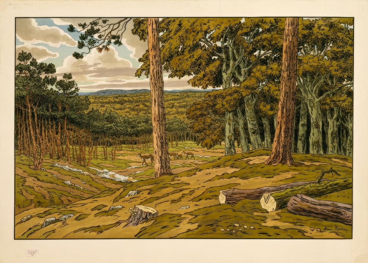 Skoven af Henri Rivière