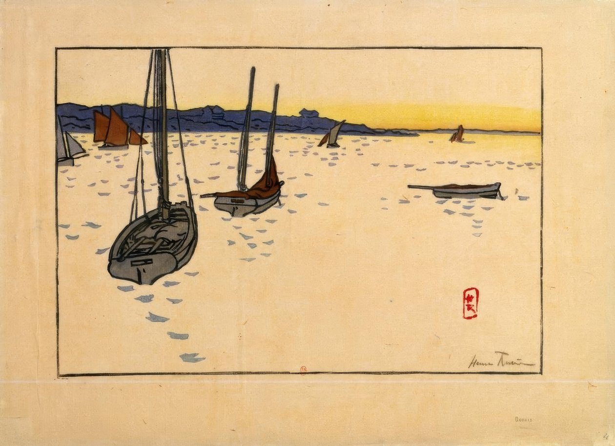 The Bechet (Saint-Briac) af Henri Rivière