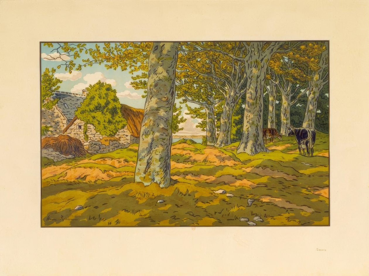 Bøgeskoven i Kerzadern af Henri Rivière