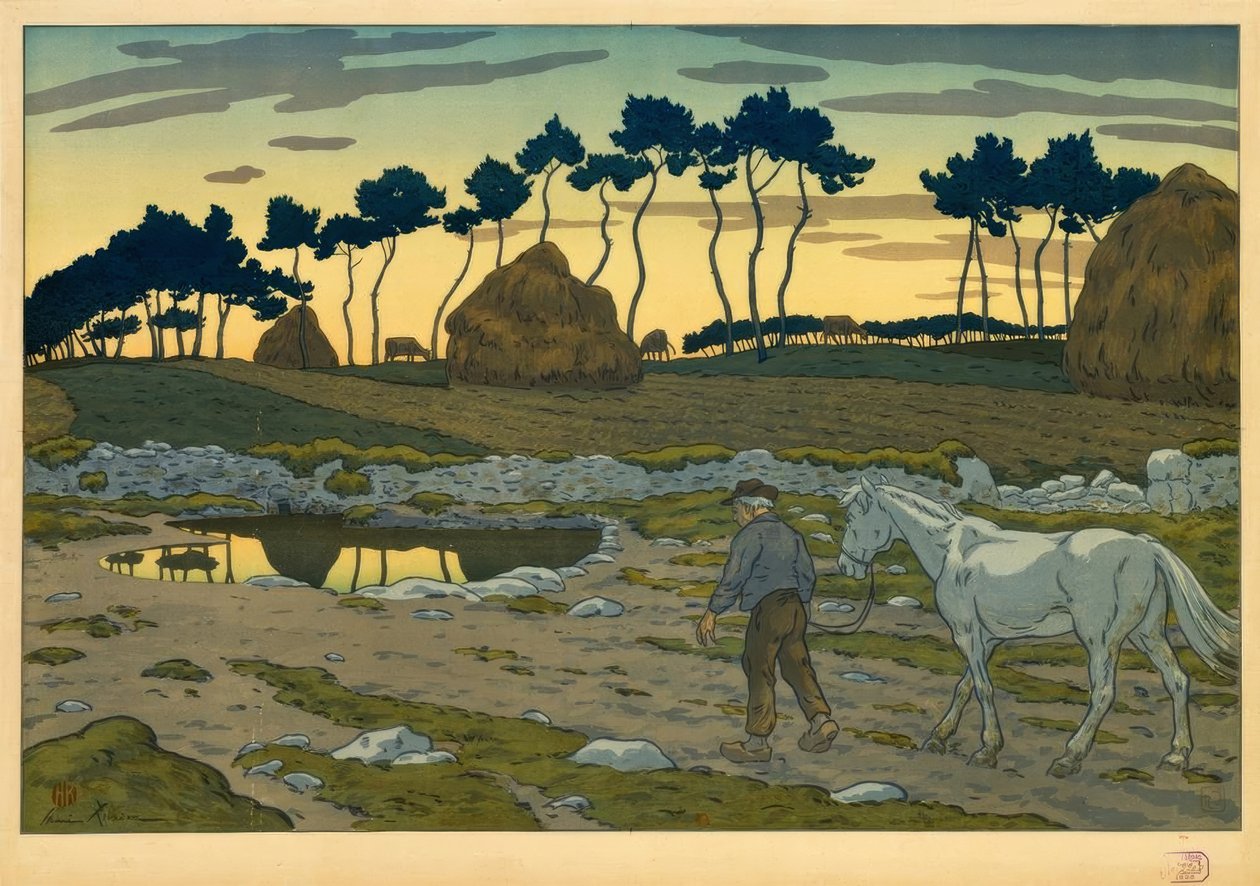 Tusmørke af Henri Rivière