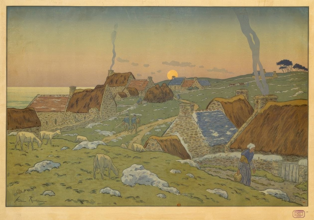Månens opgang af Henri Rivière