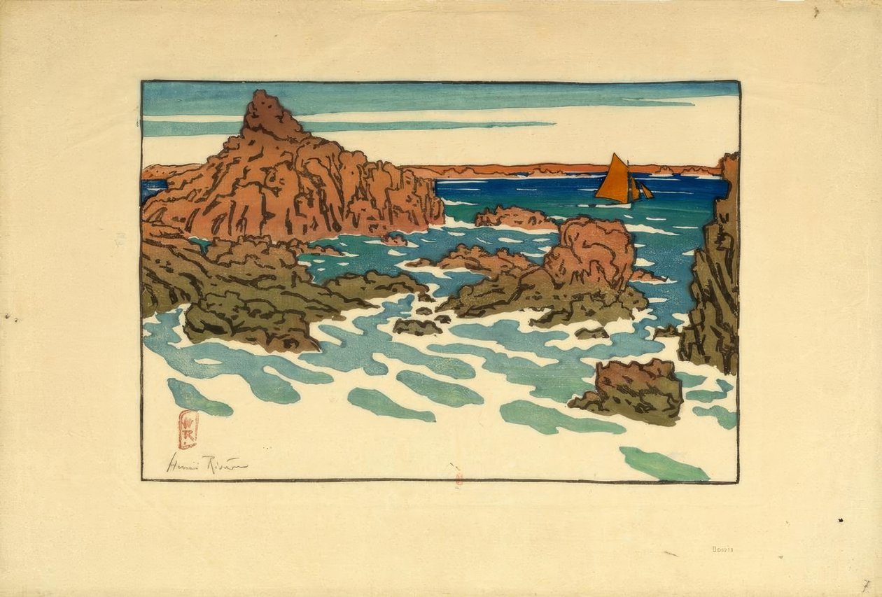 Le Perron (Saint-Briac) af Henri Rivière