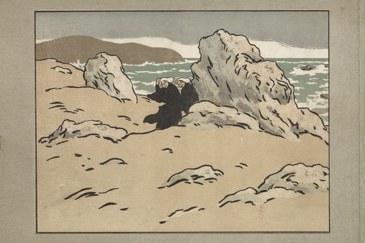 Den vandrende jøde: Bagside af Henri Rivière