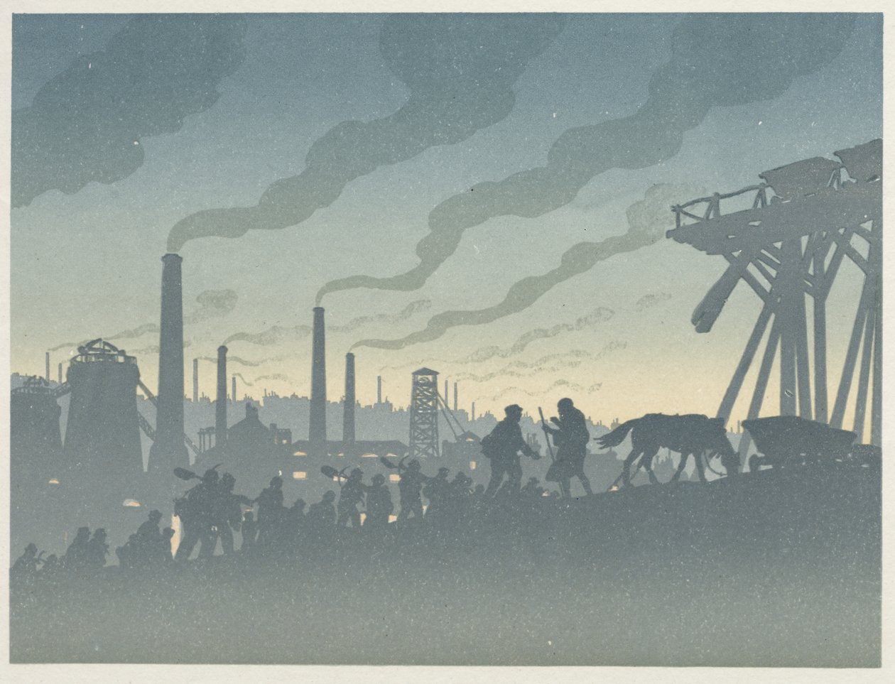 Den omvandrende jøde: Den moderne by af Henri Rivière