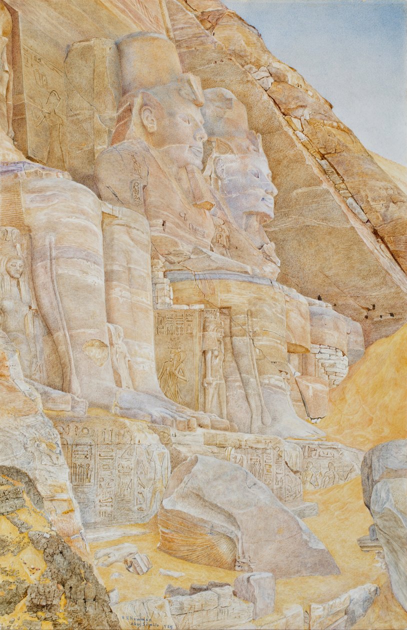 Abu Simbels store tempel af Henri Roderick Newmann