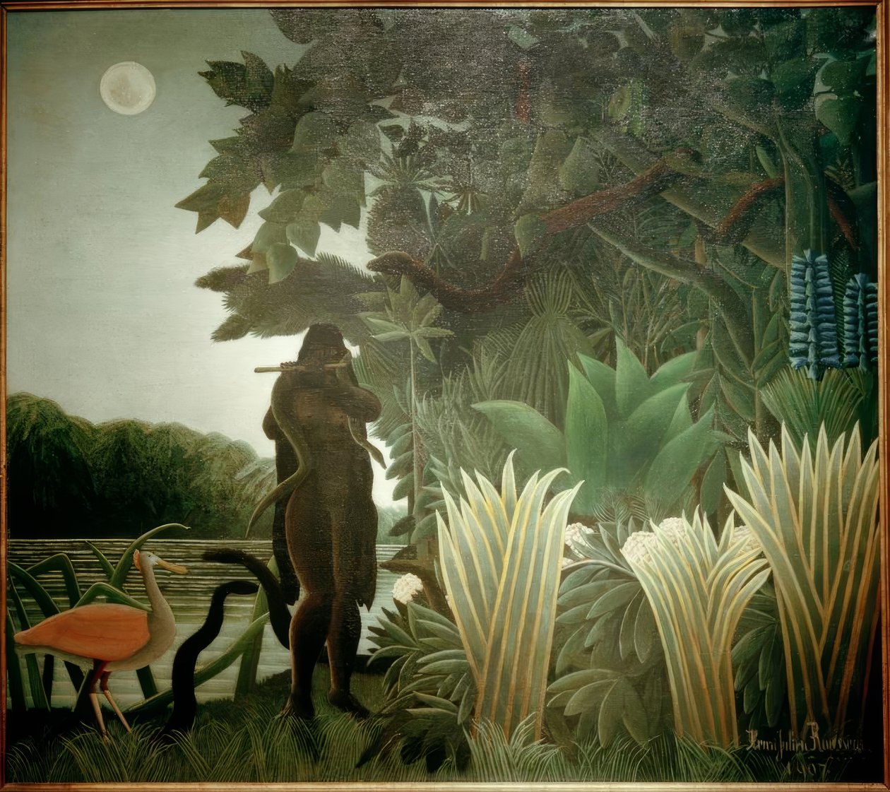 Slangetæmmeren af Henri Rousseau