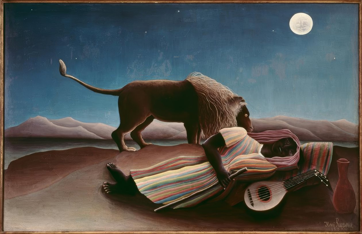 Den sovende boheme af Henri Rousseau