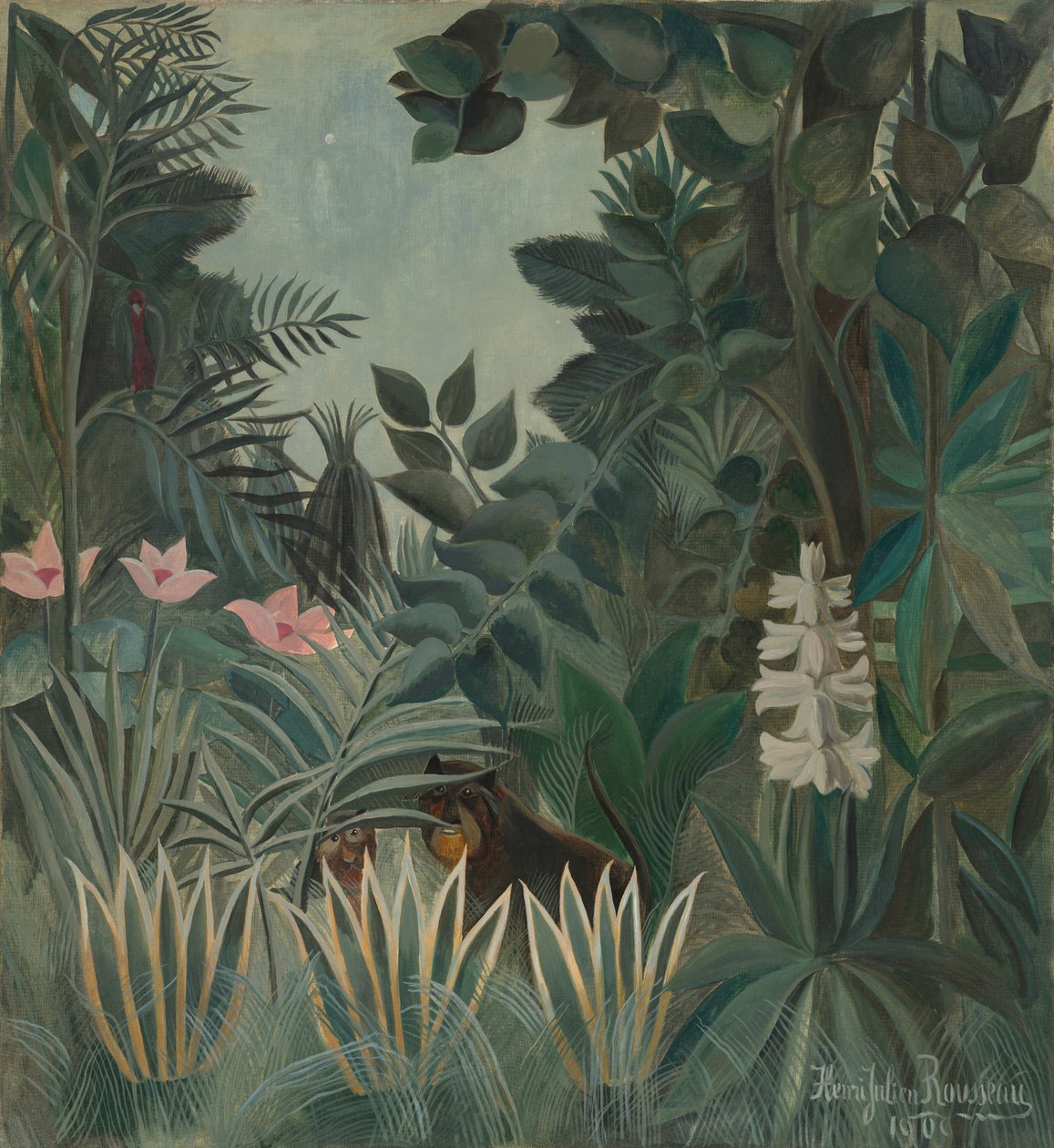 Ækvatorialjunglen af Henri Rousseau