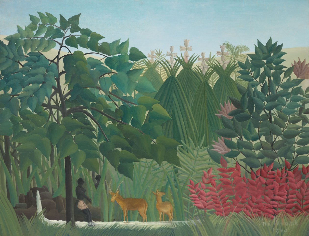 Vandfaldet af Henri Rousseau
