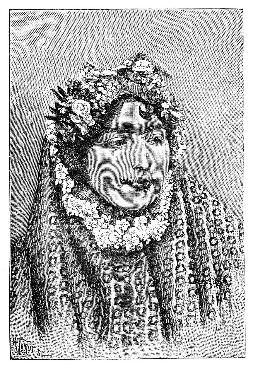 En ædel persisk dame, 1895. af Henri Thiriat