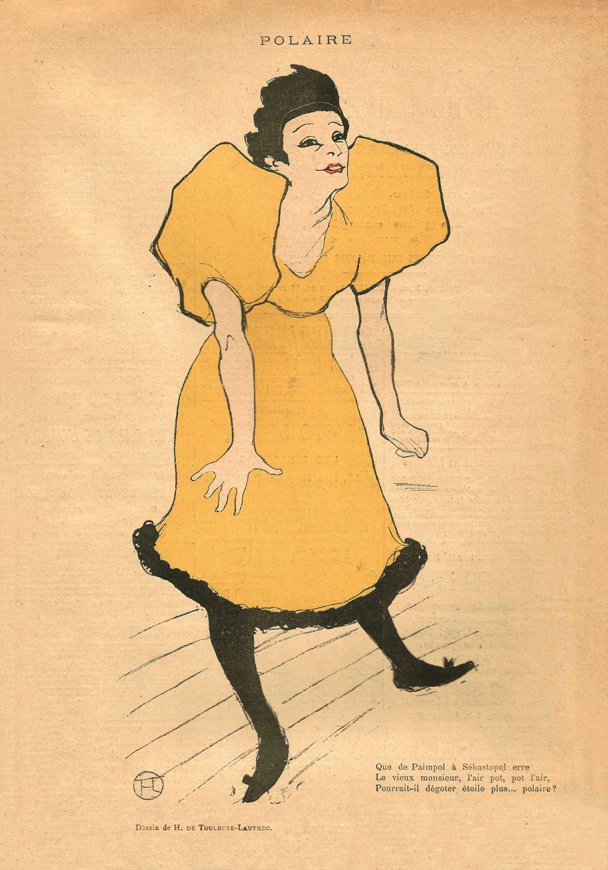 Polar, ca. 1895. af Henri Toulouse Lautrec de