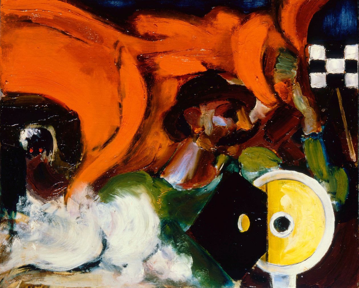Signal, 1915. af Henri Victor Gabriel Le Fauconnier