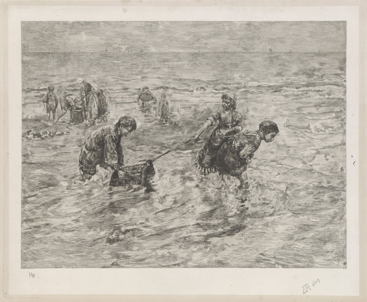 Børn ved havet af Henri Wouters