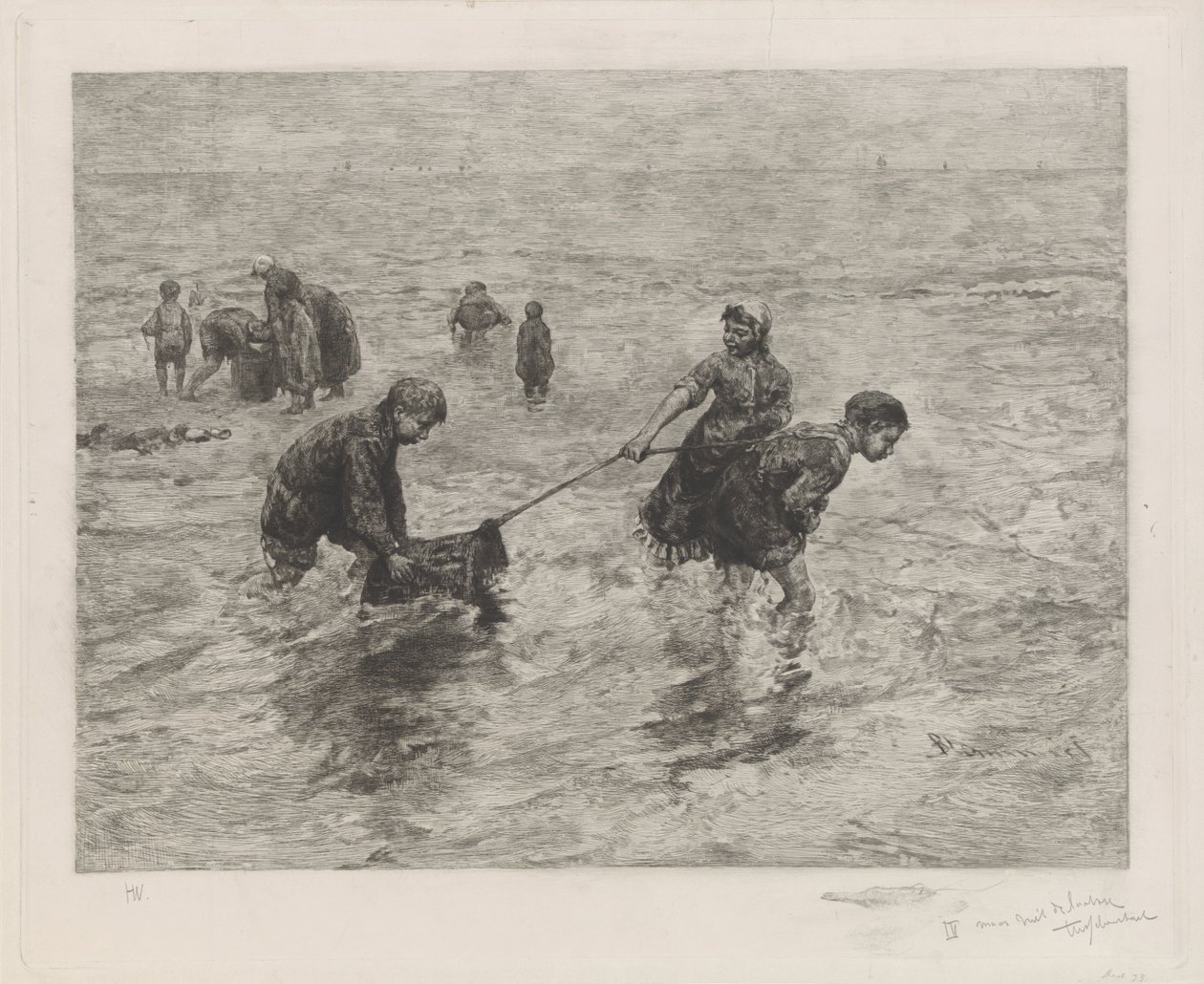 Børn ved havet af Henri Wouters