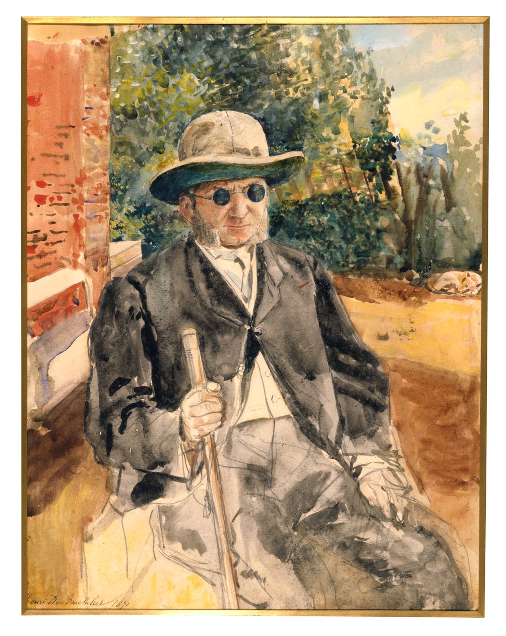 Gustave Couverts af Henri de Braekeleer