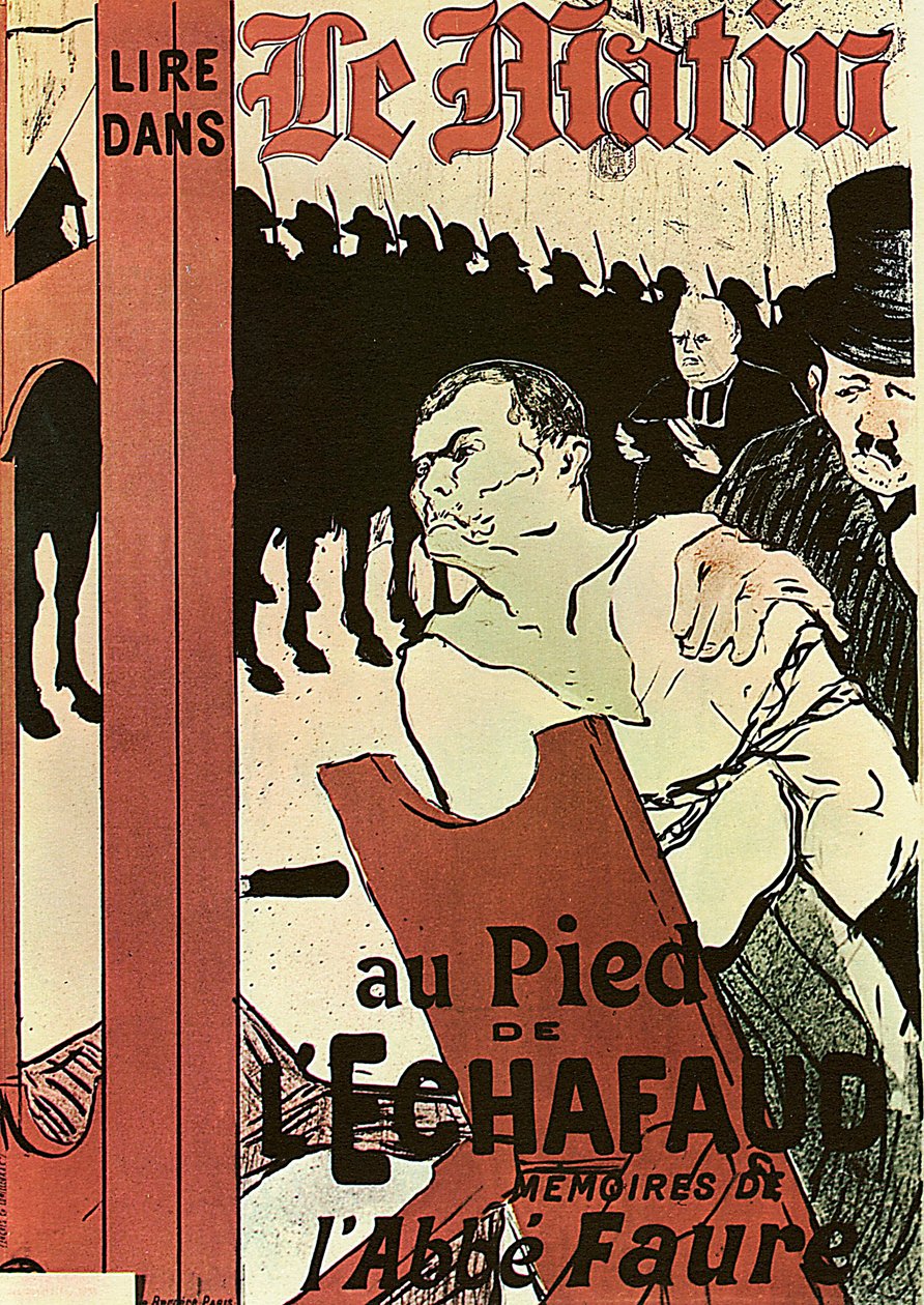 Ved foden af ​​stilladset, 1893. af Henri de Toulouse Lautrec