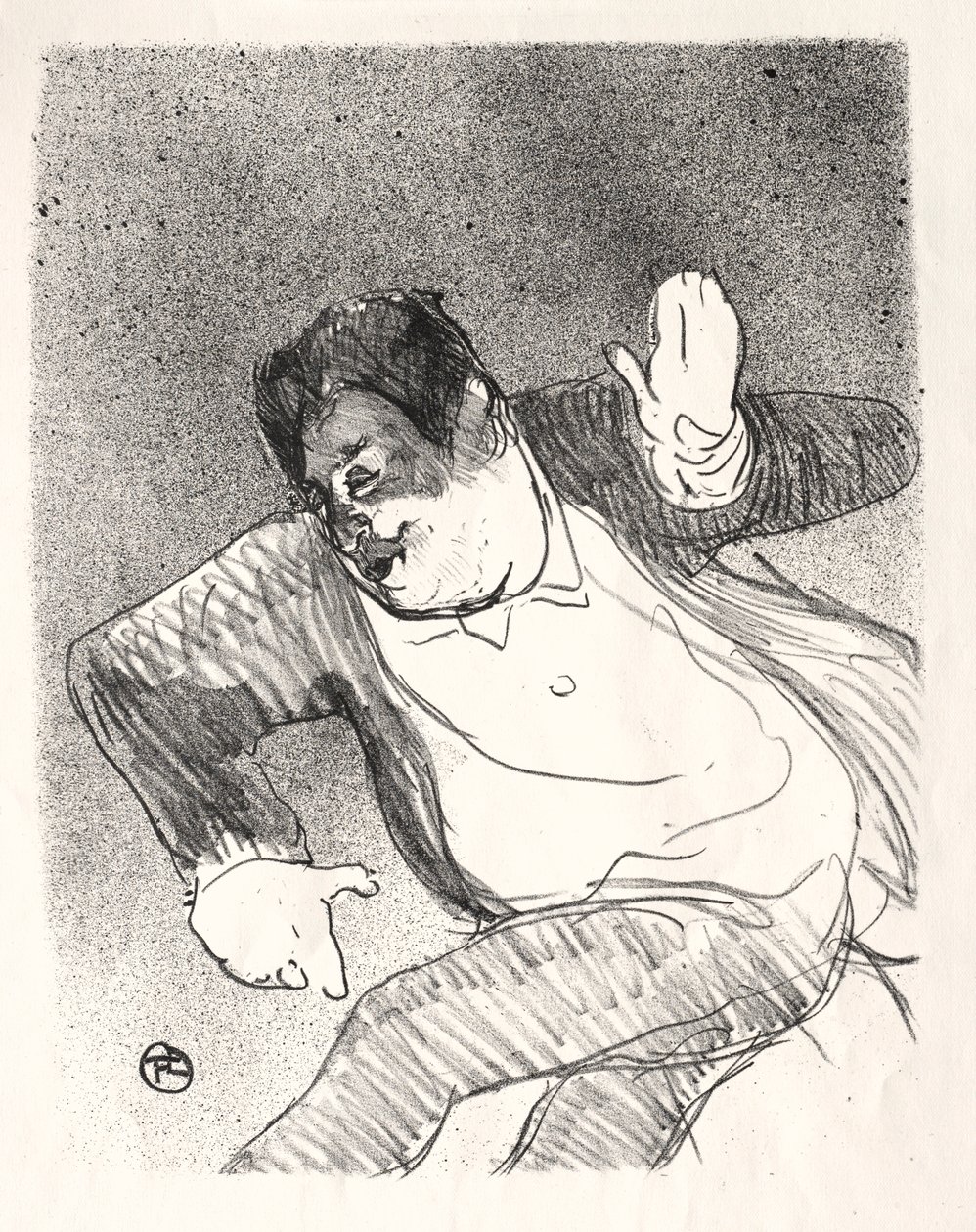 Caudieux, 1893. af Henri de Toulouse Lautrec
