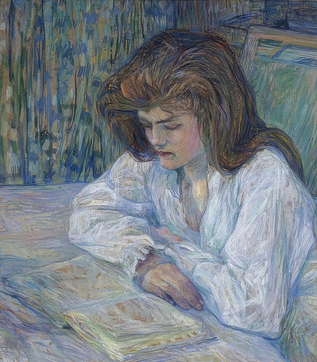 Die Lesende (Læseren). 1889 af Henri de Toulouse Lautrec