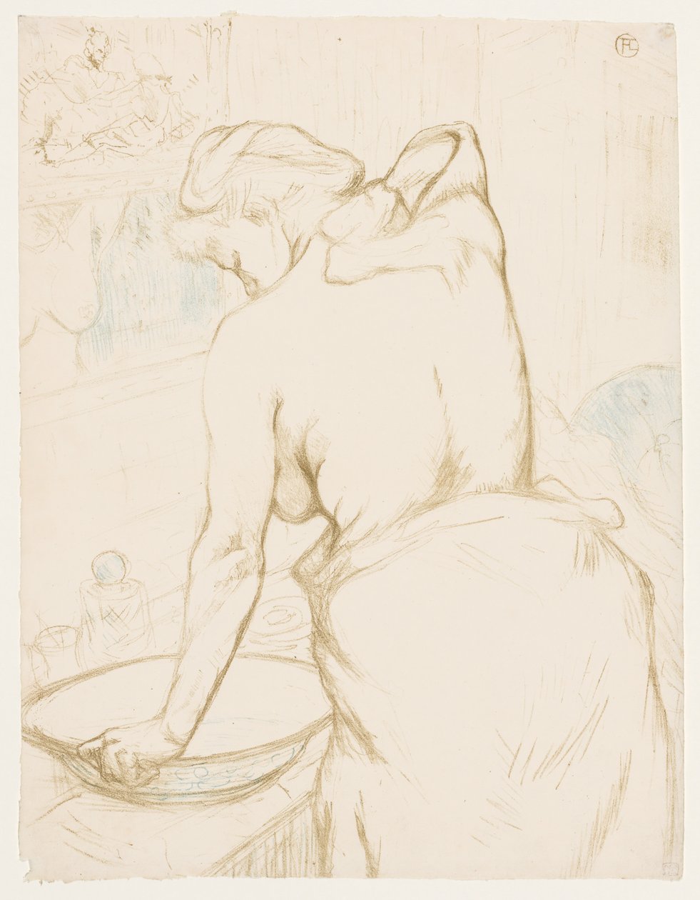 Elles: Toilettet, 1896. af Henri de Toulouse Lautrec