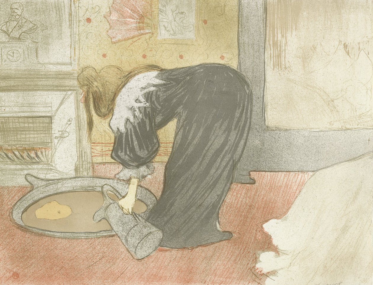 Elles: Kvinde ved badekarret af Henri de Toulouse Lautrec