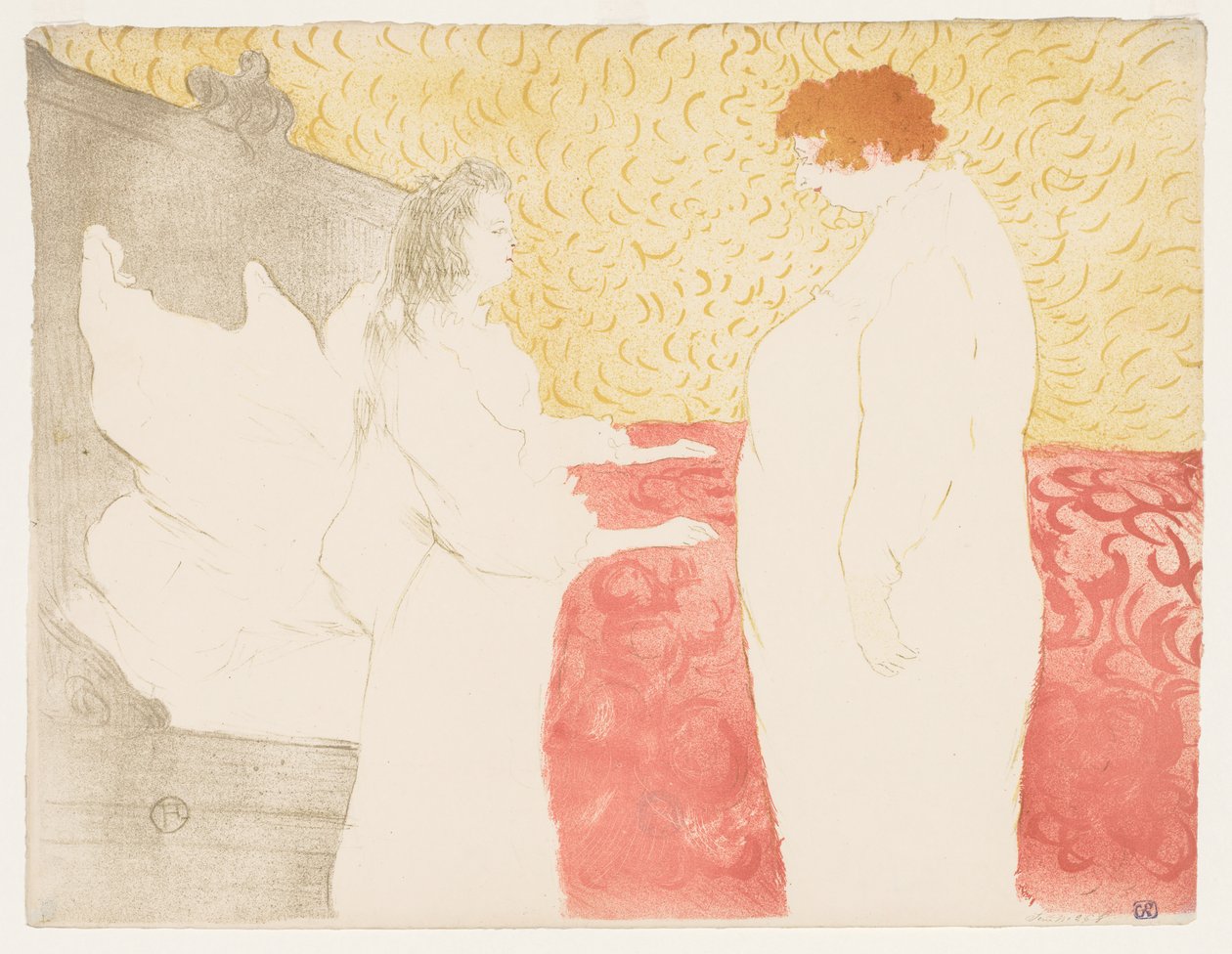 Elles: Kvinde i Seng af Henri de Toulouse Lautrec